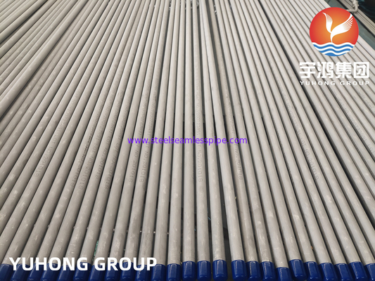 ASTM A269 TP304 الأنبوب الخام من الفولاذ المقاوم للصدأ لأنبوب الغلاية ET متاح