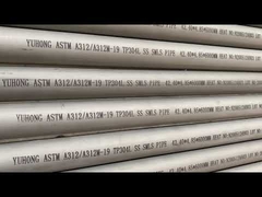 أنابيب يوهونغ ASTM A312 الفولاذ المقاوم للصدأ غير الملحومة